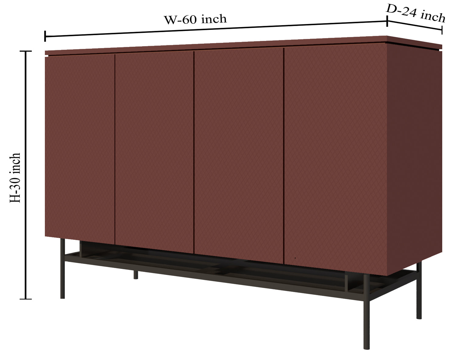 Office Filing Cabinets with Metal Leg Base -