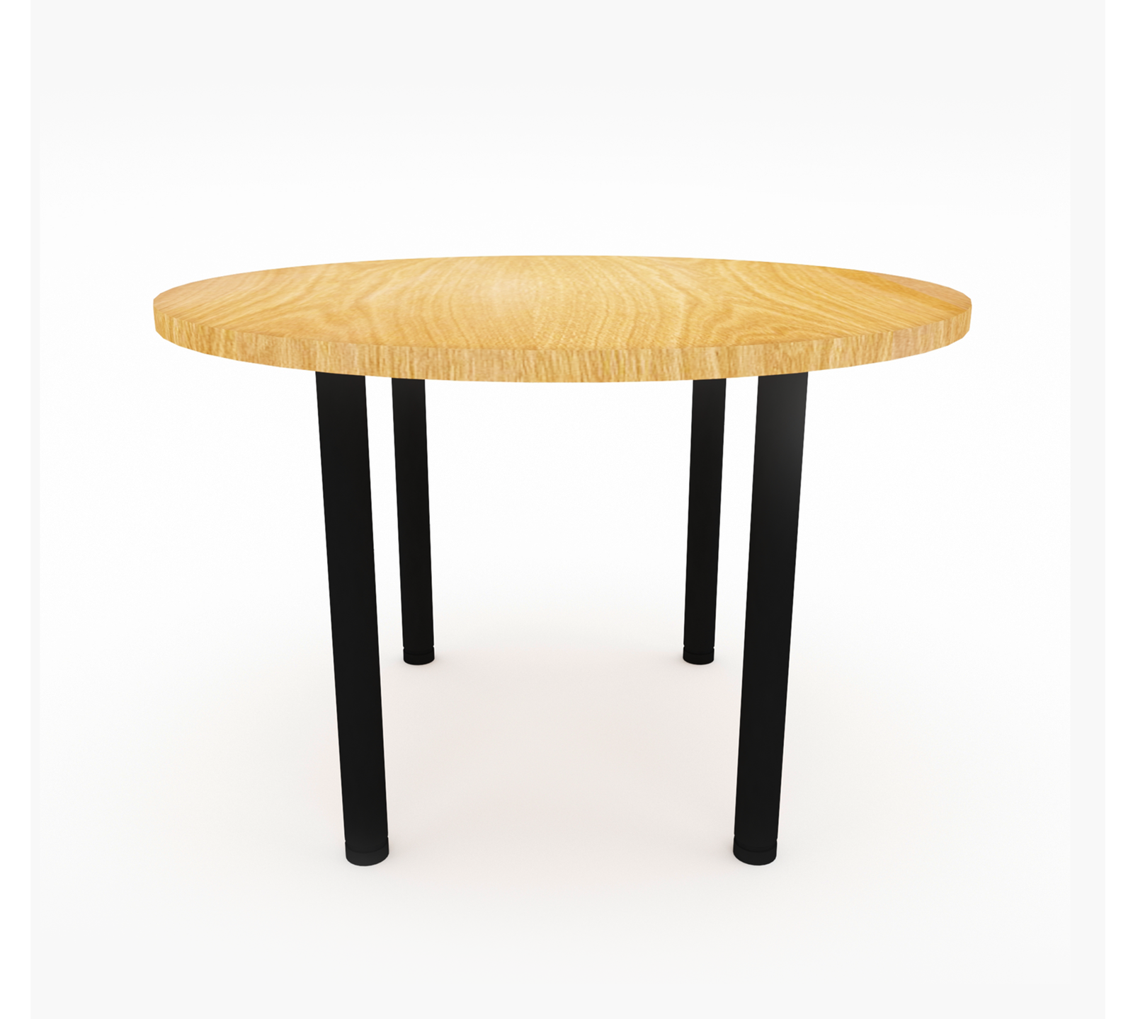 Office Meeting Table with Metal Frame Legs & Particle Board Top -