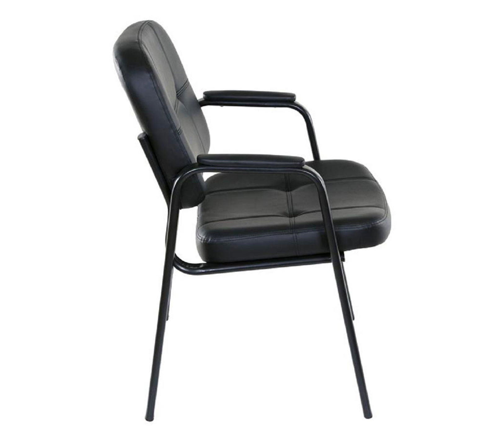 Office Visitor Chair with Metal Frame Legs -