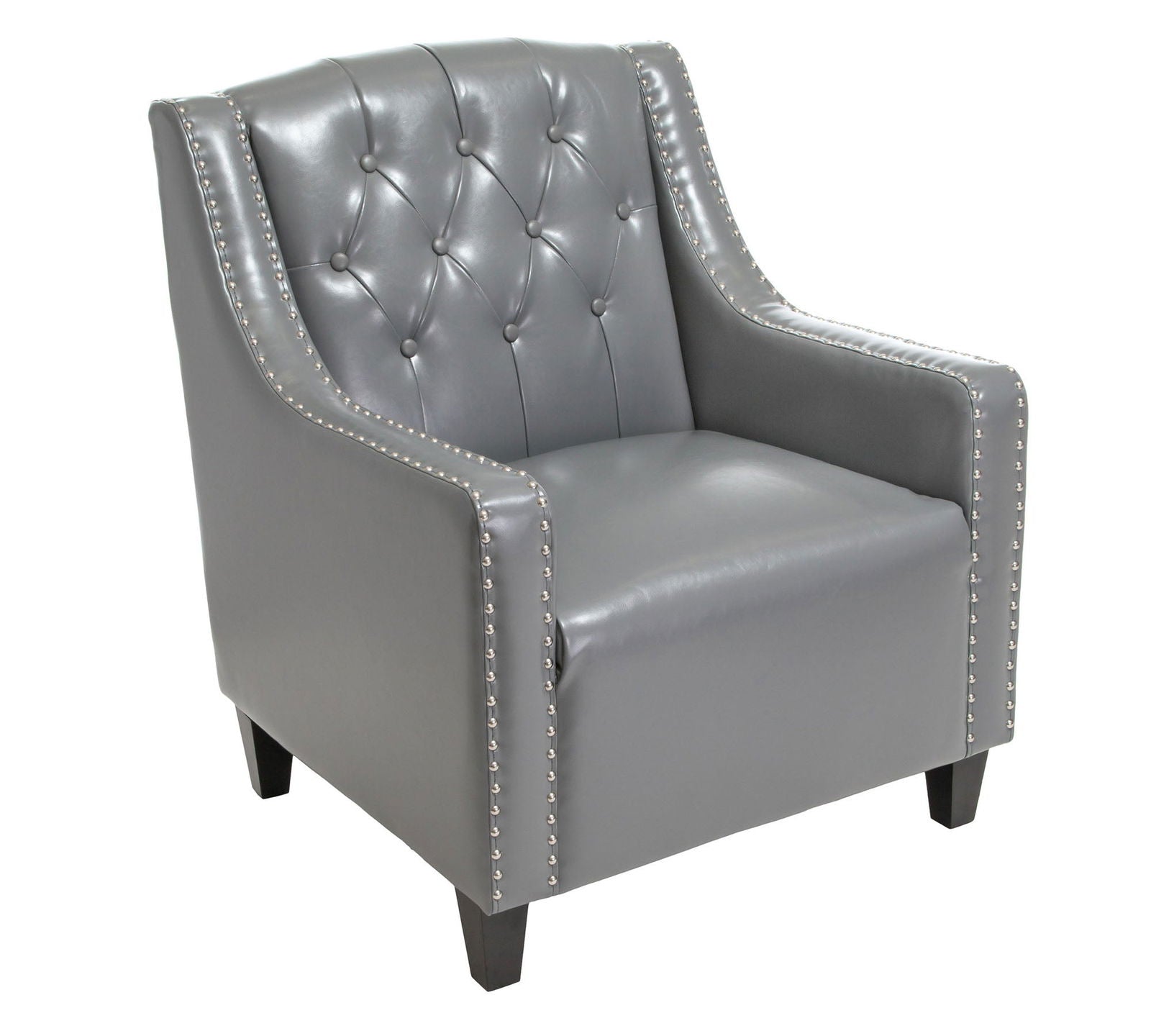One Seater Sofa Wooden Legs With Ottoman -