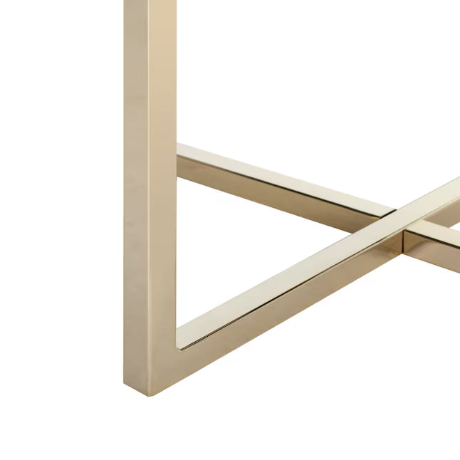 फ़ैब्रिक अपहोल्स्ट्री और मेटल बेस पाउफ़