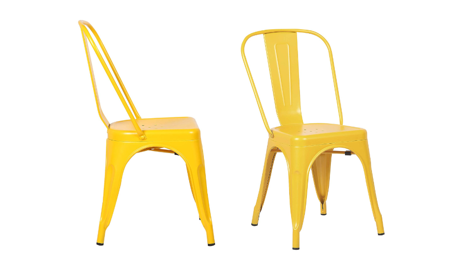 Outdoor Chair in Metal Frame Legs -