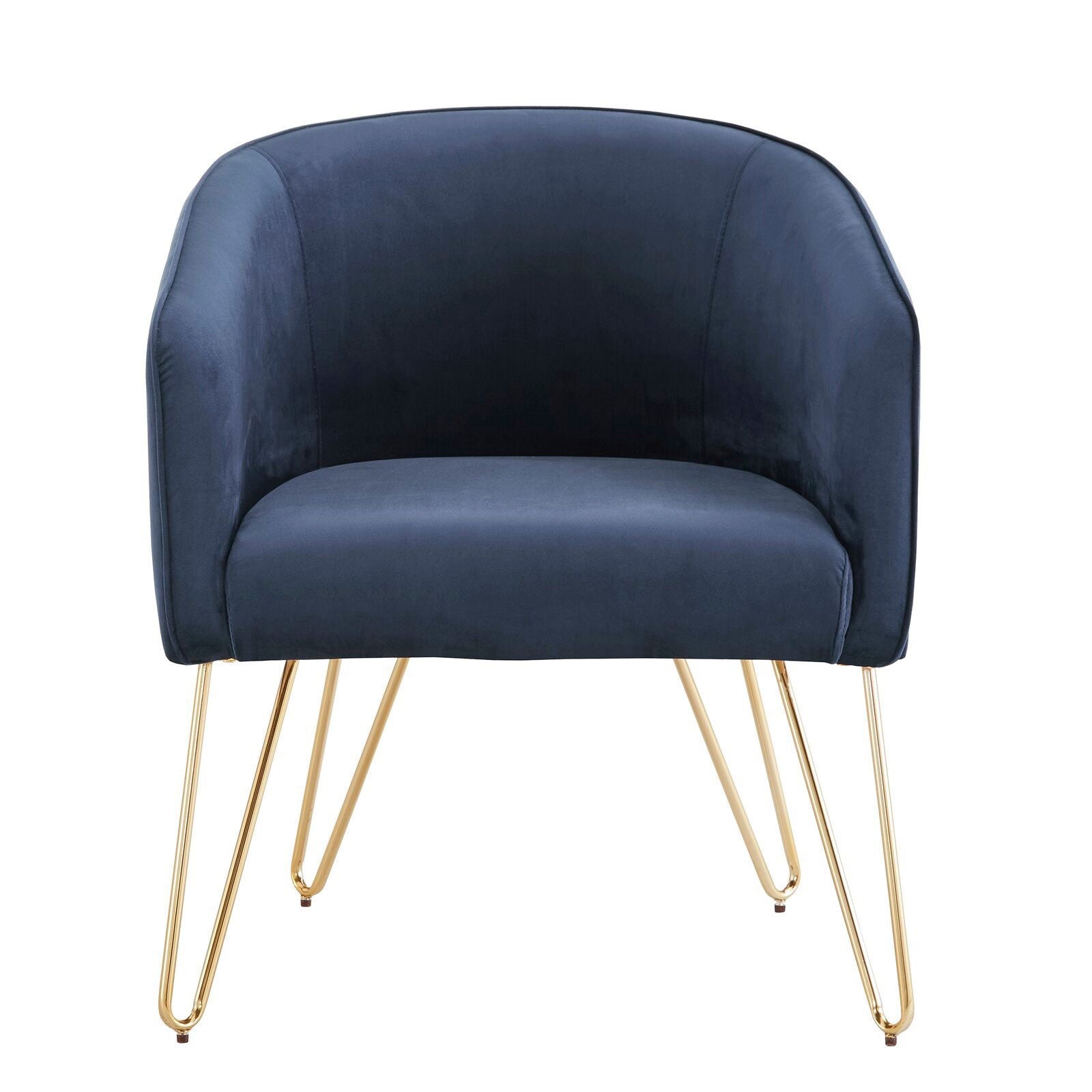 Outdoor Lounge Chairs with Metal Legs Frame Base in Cushioned Fabric -