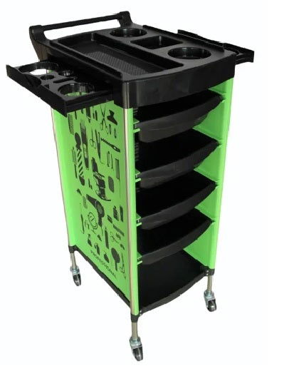 Portable Hair Salon Trolley for Spa, Household, and Barber Shop (Pack Of 4 Pieces & Random Color) -