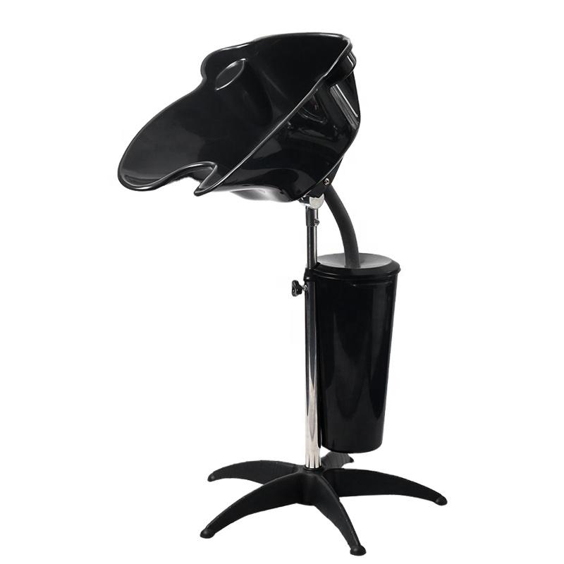 Portable Hair Washing Sink Wash Basin Adjustable Salon Bowl - Black (Pack of 5 Pieces) -