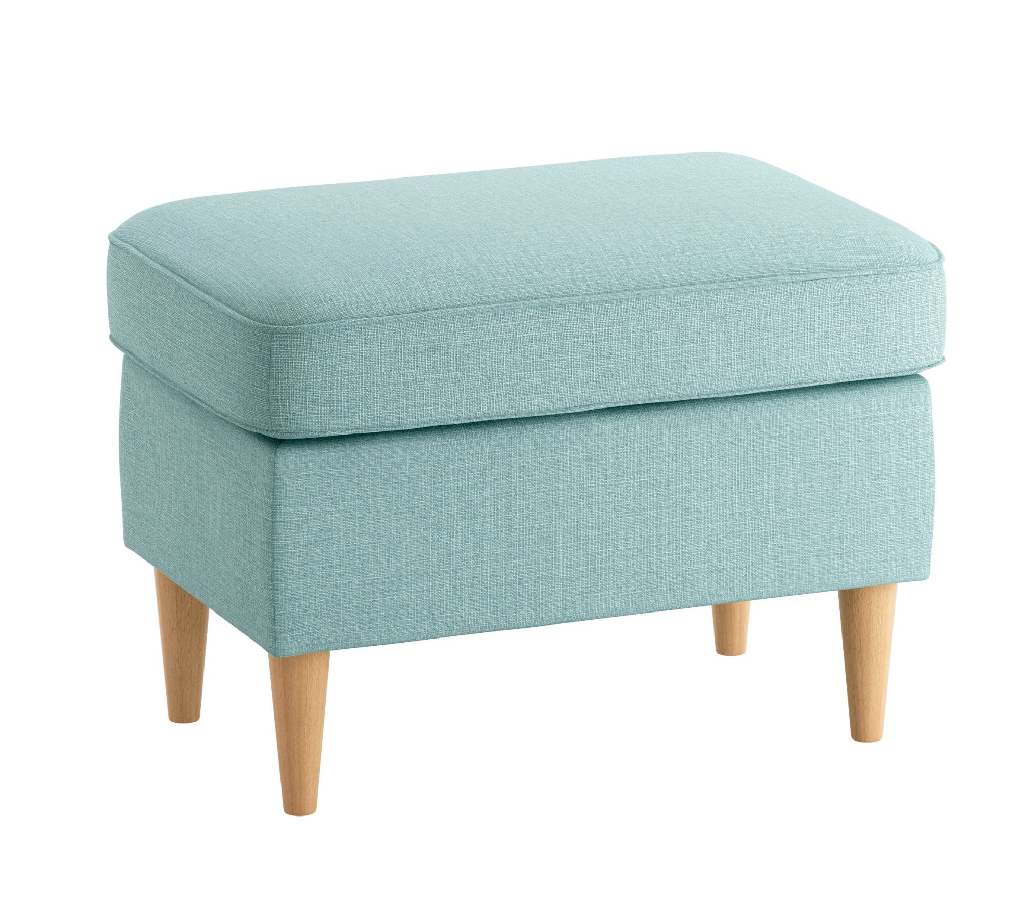 সলিড কাঠের ফ্রেমের পা বেস ফ্যাব্রিক অটোমান