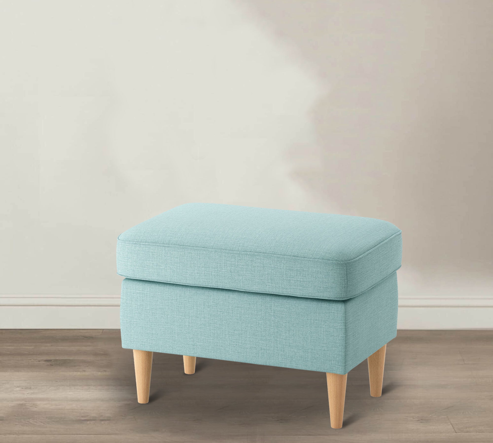 ठोस लकड़ी का फ्रेम, पैर, आधार, कपड़ा, ओटोमन