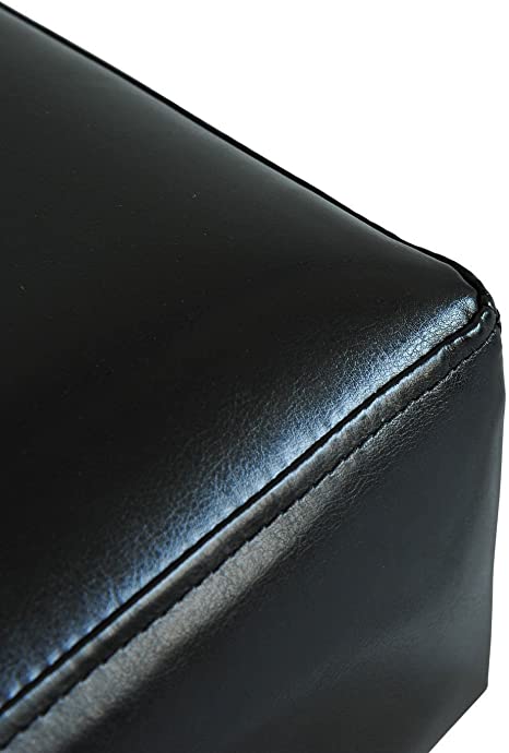 ठोस लकड़ी का फ्रेम, पैर, आधार, लेदरेट, ओटोमन फुटस्टूल