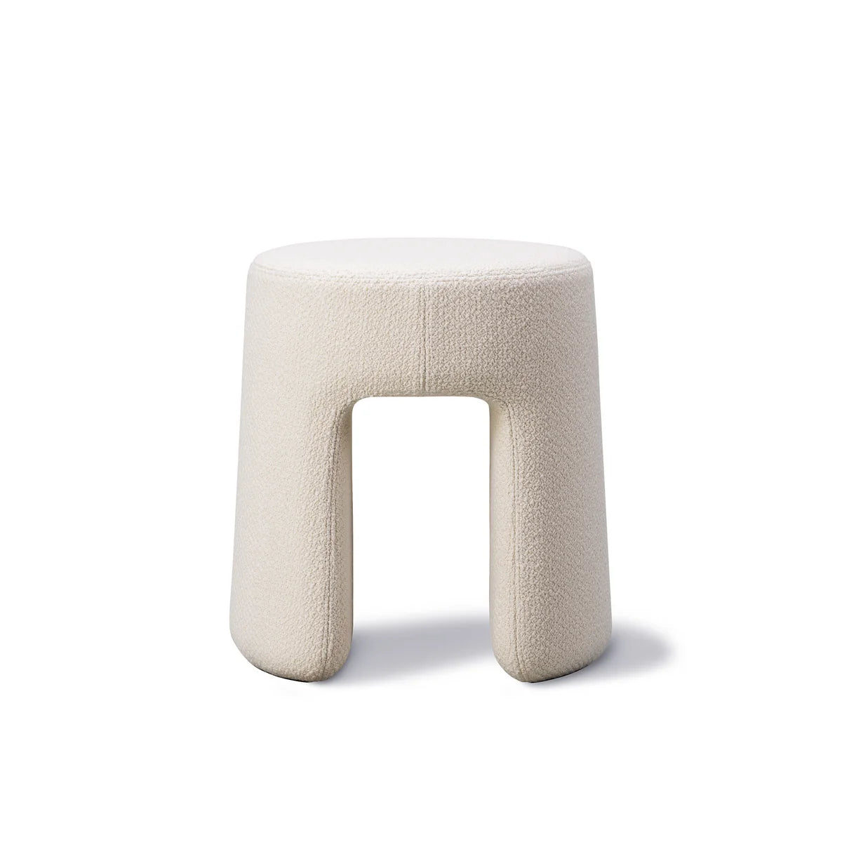 Cosy Boucle U-Shaped Pouffe – Soft, Stylish & Versatile Home Furniture Accent