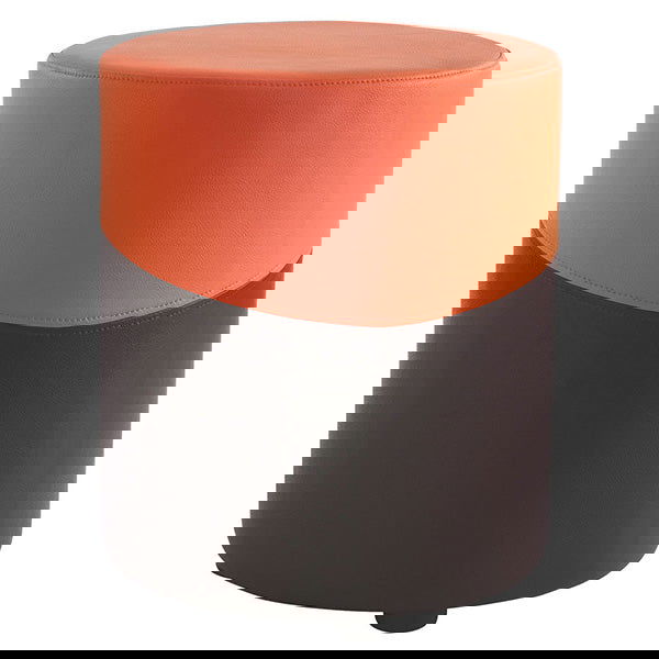 Pouffe With Wooden Frame Fabric -