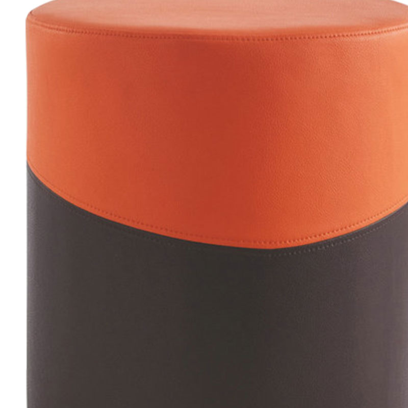 Pouffe With Wooden Frame Fabric -