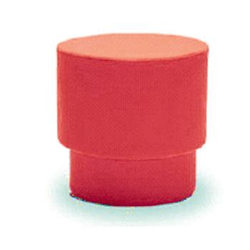 Pouffe with Wooden Frame Fully Cushioned Cotton Fabric -