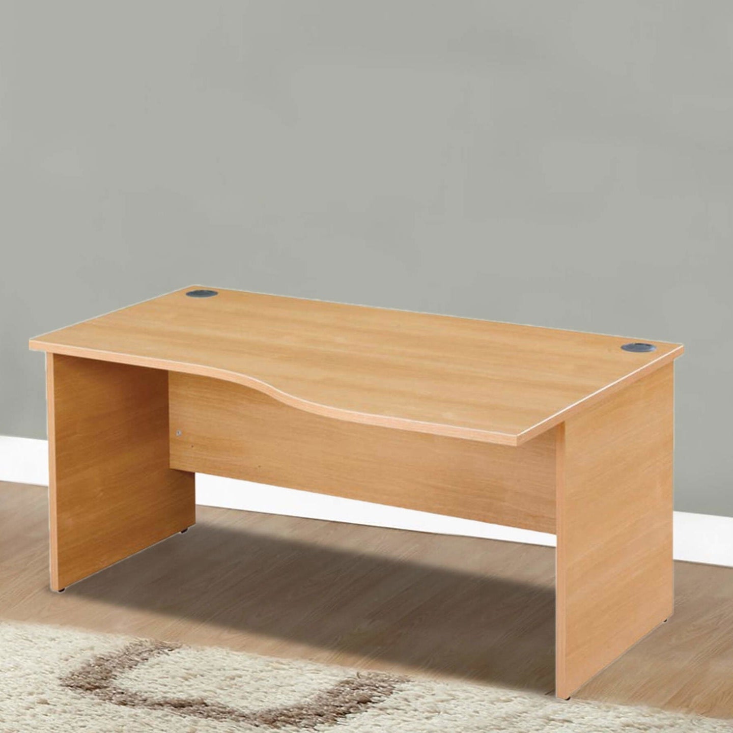 Smart computer workstation with modern workspace design