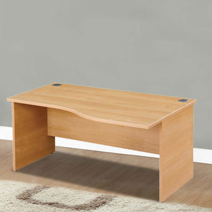 Pre-Laminated Particle Board Computer Table with Two Wire Manager