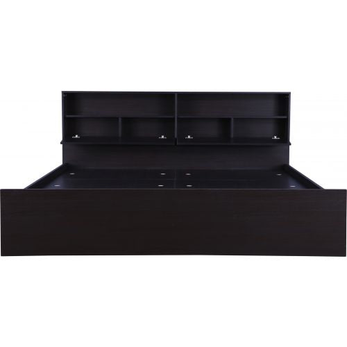 Queen Size Bed with Box storage in Dark Walnut??Ã­ -