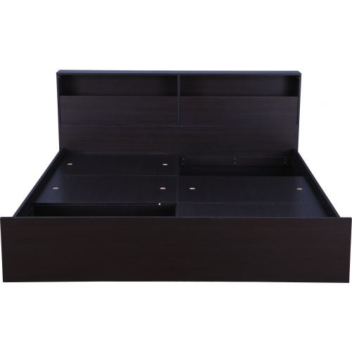 Queen Size Bed with Box storage in Dark Walnut??Ã­ -