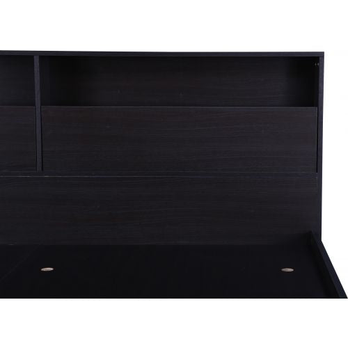 Queen Size Bed with Box storage in Dark Walnut??Ã­ -