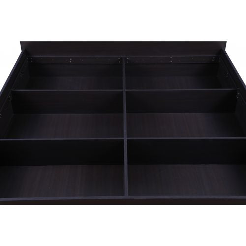 Queen Size Bed with Box storage in Dark Walnut??Ã­ -