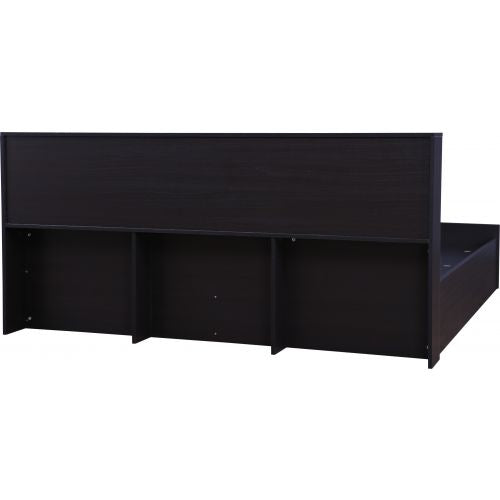 Queen Size Bed with Box storage in Dark Walnut??Ã­ -