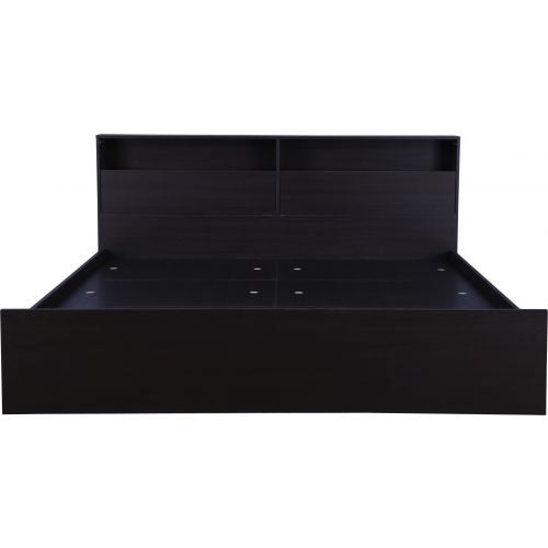 Queen Size Bed with Box storage in Dark Walnut??Ã­ -