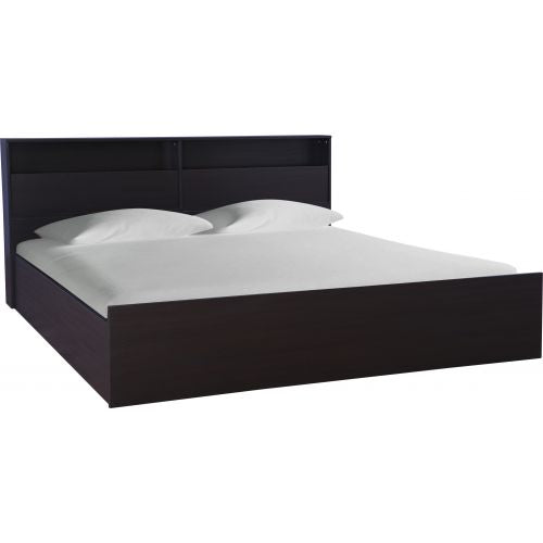 Queen Size Bed with Box storage in Dark Walnut??Ã­ -