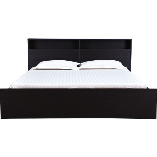 Queen Size Bed with Box storage in Dark Walnut??Ã­ -