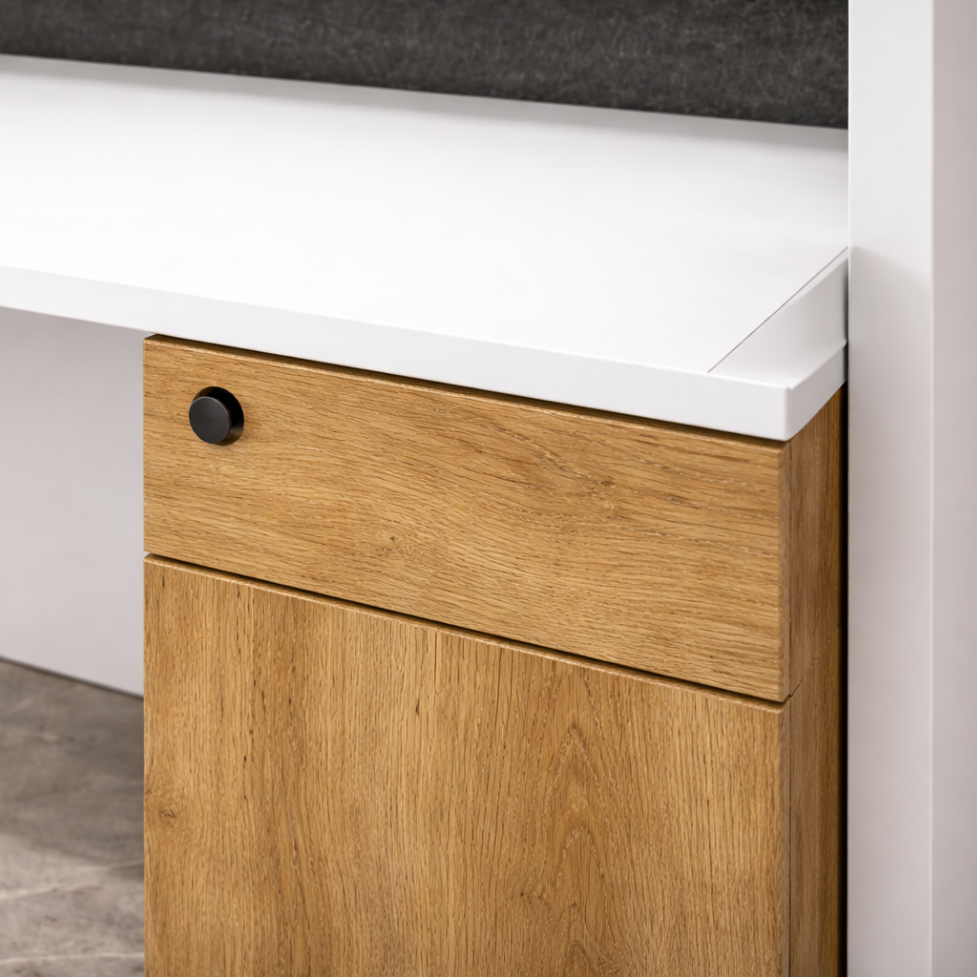 Reception Table Made In Engineered Wood Is a Highly Durable Material And a World Standard for Premium Furniture While the Laminate Matte White