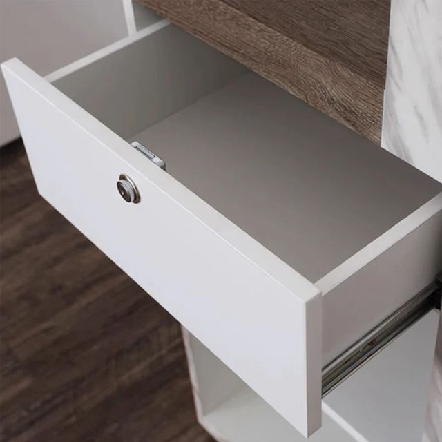 Executive Reception Desk Counter for Office Lobby, Corporate Entrance, Hotel Front Desk, Clinic Reception, Salon, Showroom and Premium Workspace Interiors