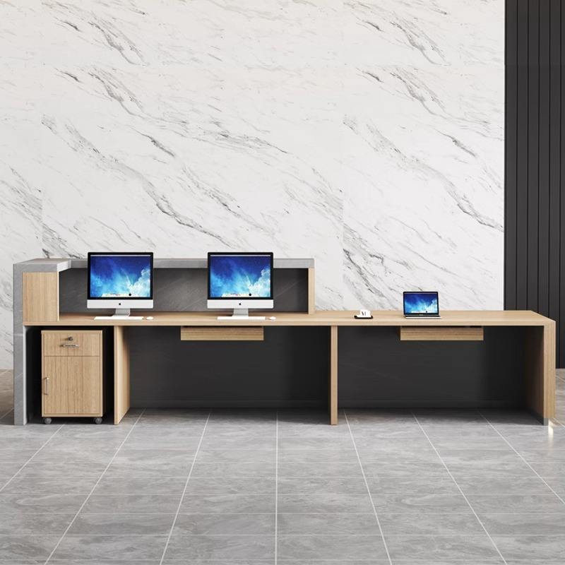 Executive Reception Counter Desk for Office Lobby, Corporate Entrance, Hotel Reception, Clinic Front Office, Showroom, Spa and Commercial Workspace