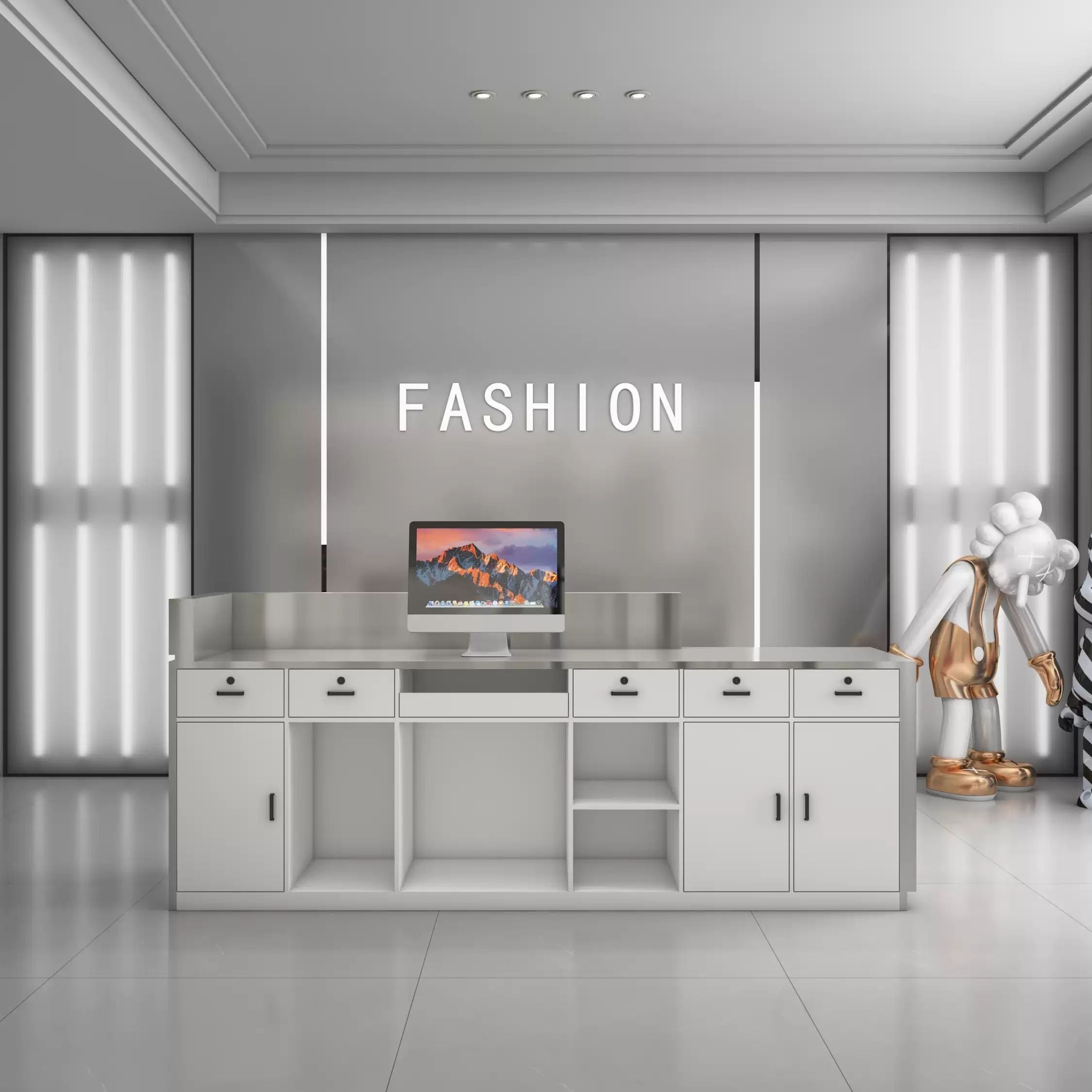 Desk for Office Corporate Reception Table Design for Salons Hotels and Premium Commercial Spaces Executive Front Counter Desk Counter for Shop India