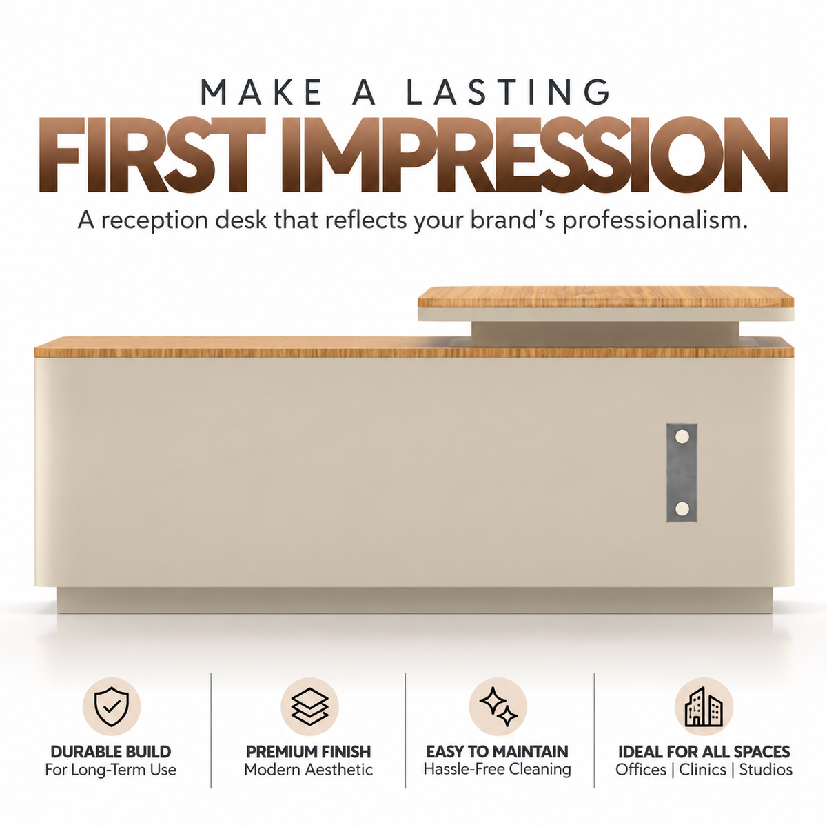 ডিরেক্টর ও এক্সিকিউটিভ এল-শেপ অফিস টেবিল লাক্সারি ডেস্ক MDF দিয়ে তৈরি, সাইড ইউনিট ড্রয়ার এবং স্টোরেজ ওয়্যার ম্যানেজার সহ - ব্রাউন