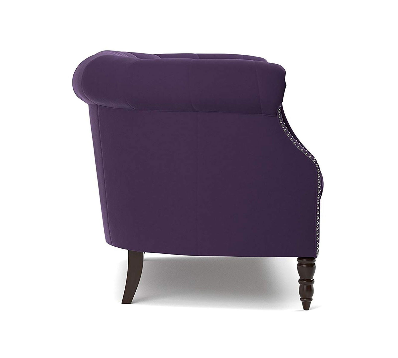 Rolled Arm Chesterfield Loveseat -