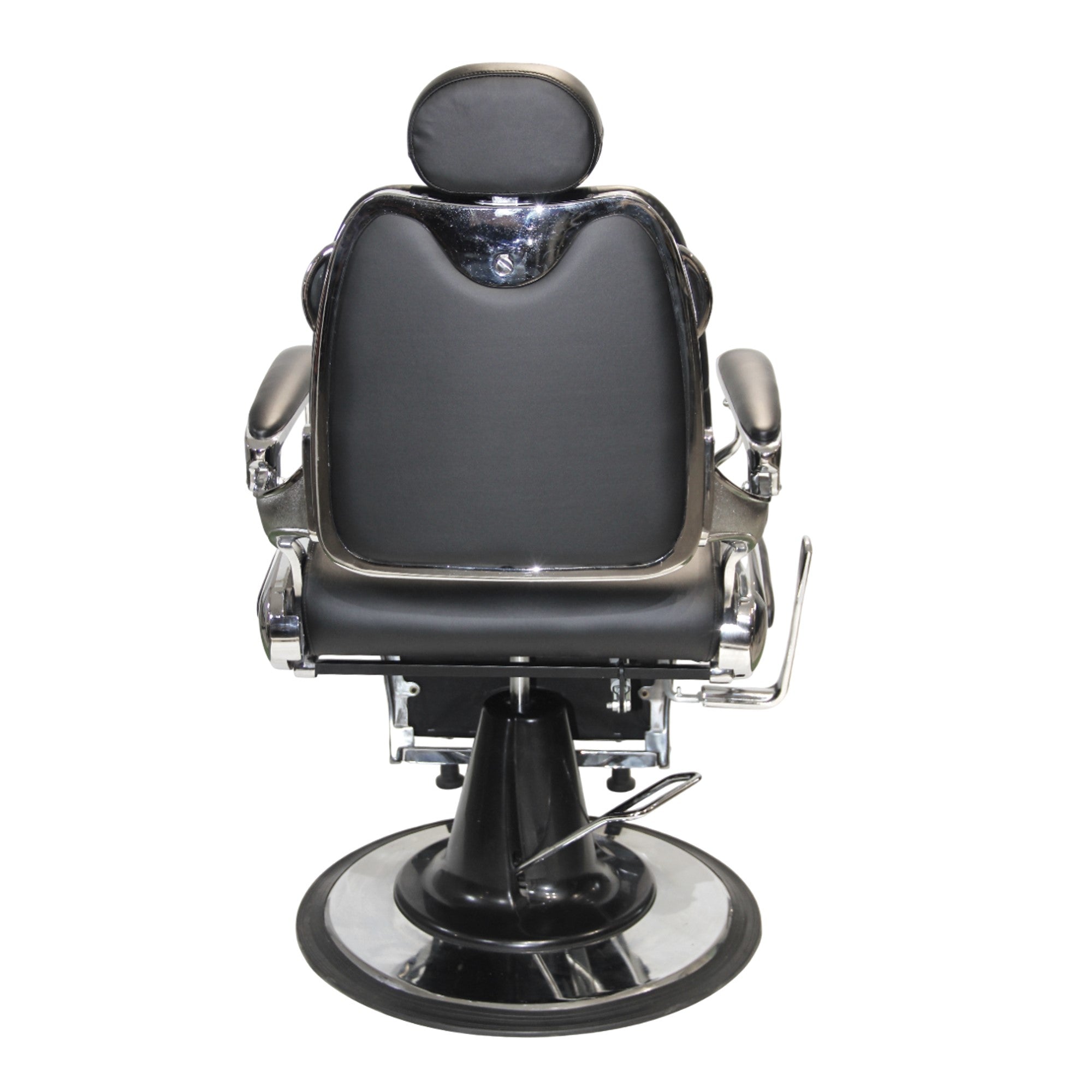 Parlor Chair for Luxury Design Royal Victor Multipurpose stylish Chair, Barber Chair Luxurious Lumbar Support in Comfortable Feel and Legs Rest - Black Color