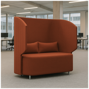 2 Seater Office Sofa For Office Environment and Professional-Grade Reinforced Sofa for High-Traffic Offices.
