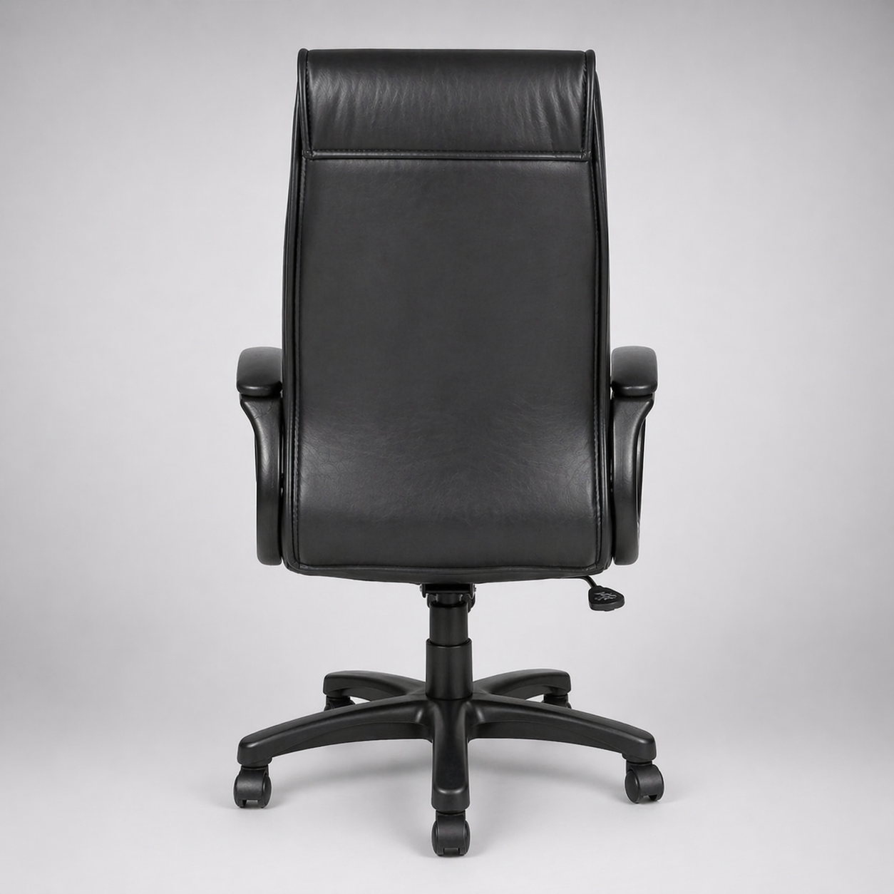 Executive Ergonomic High Back Office Chair with Leatherette Upholstery, Cushioned Seat, Tilt Mechanism, Adjustable Height & Swivel Base for Office