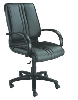 Medium Back Executive Office Chair with Nylon Base