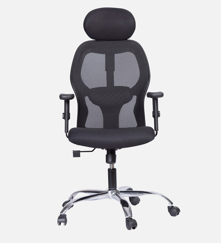 Ergonomic High Back Office Chair with Adjustable Height, Mesh Back, Lumbar Support, Armrest & Tilt Lock – Comfortable Swivel & ExecutiveChair for Home & Office Work