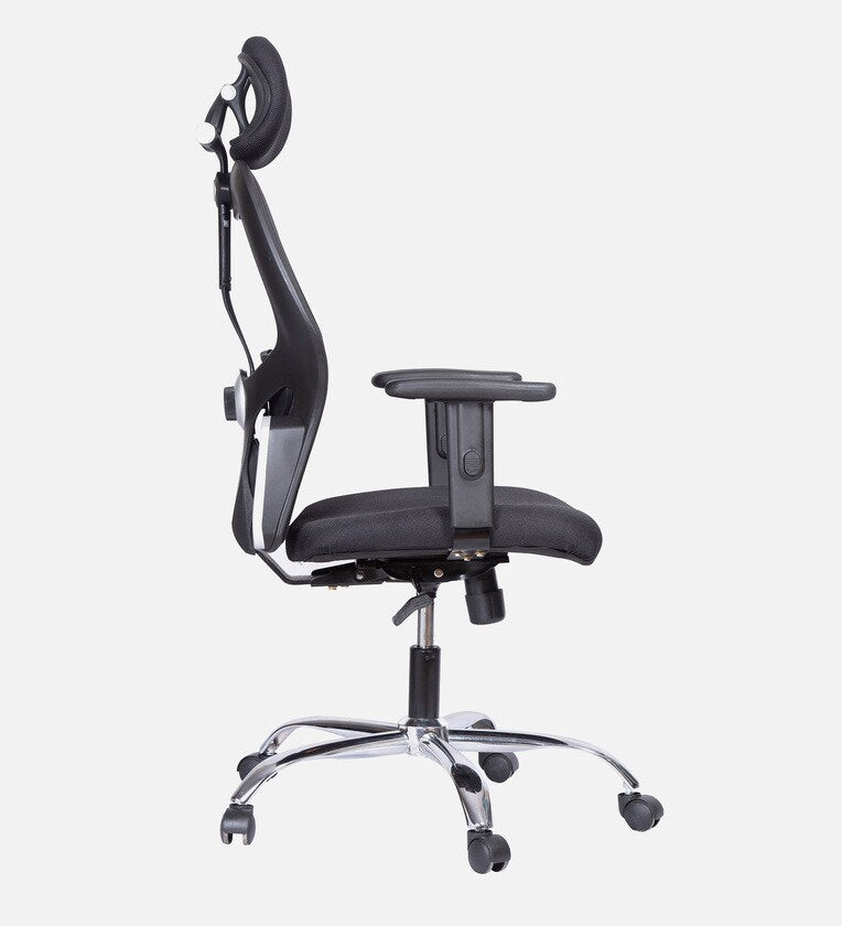 Ergonomic High Back Office Chair with Adjustable Height, Mesh Back, Lumbar Support, Armrest & Tilt Lock – Comfortable Swivel & ExecutiveChair for Home & Office Work