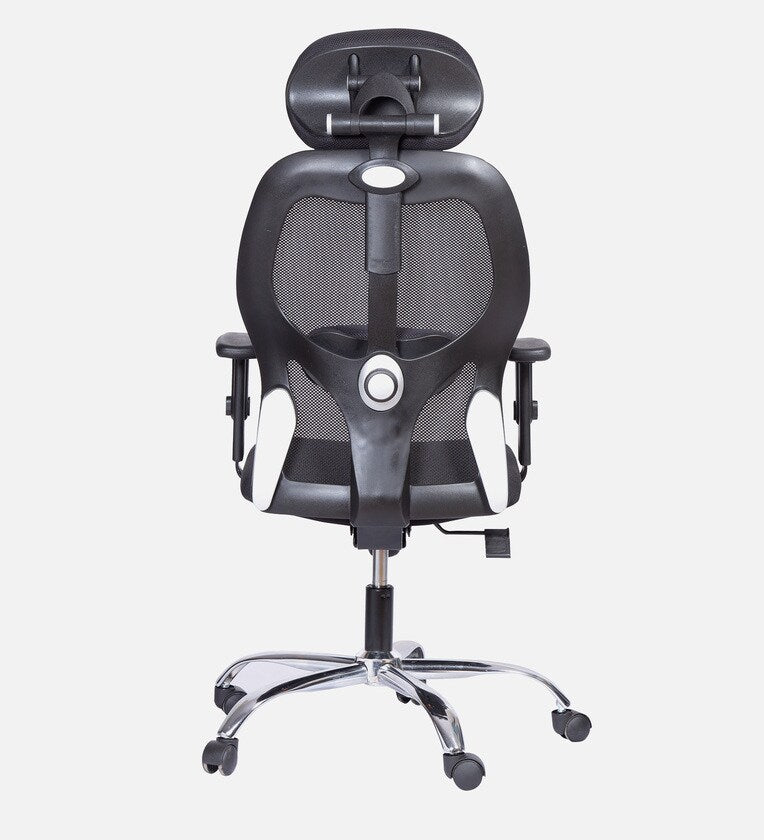 Ergonomic High Back Office Chair with Adjustable Height, Mesh Back, Lumbar Support, Armrest & Tilt Lock – Comfortable Swivel & ExecutiveChair for Home & Office Work