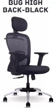 क्रोम बेस के साथ हाई बैक डायरेक्टर ऑफिस चेयर