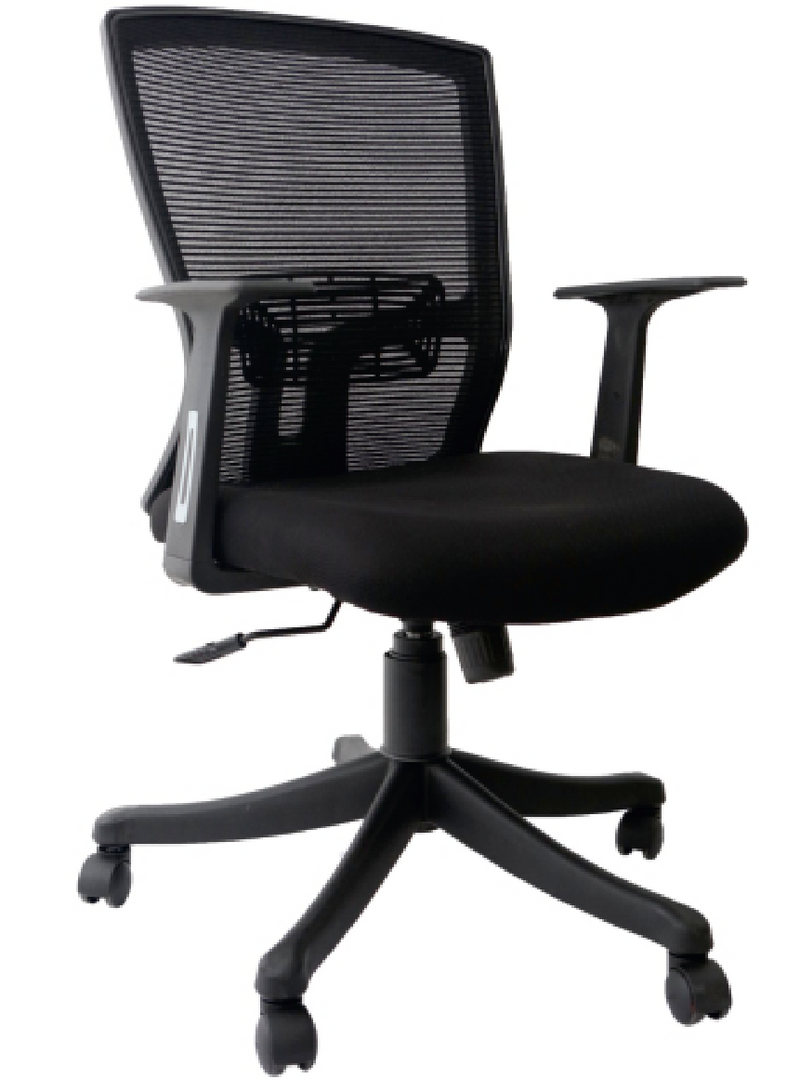 Mid Back Executive Office Chair with Chrome Base