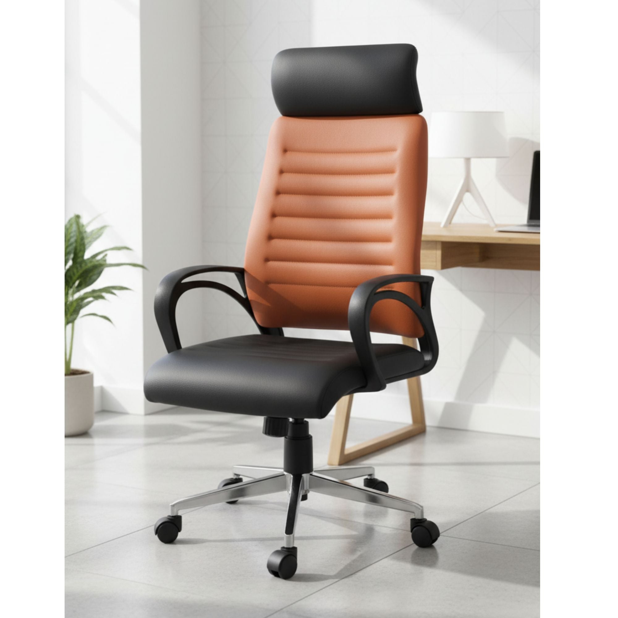 Executive Ergonomic Office Chair High-Back Office Chair, Deluxe Comfort Desk, Modern Professional Office Chair with Lumbar Support