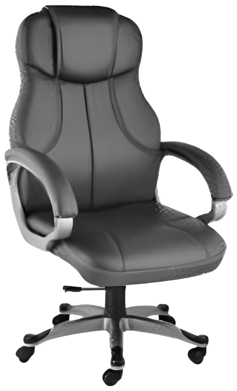 High Back Office Chair Leatherette Base