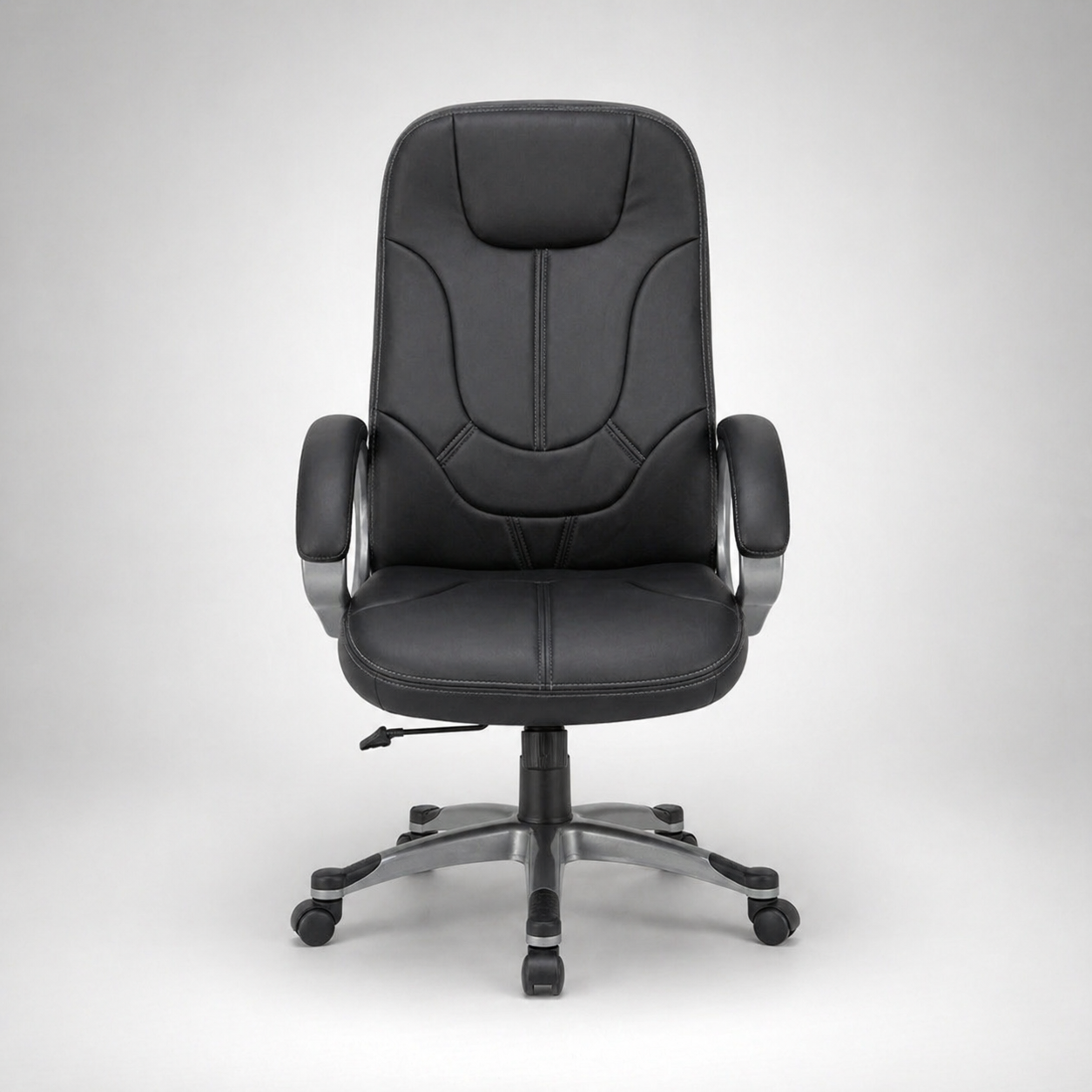 Executive High Back Fabric Office Chair with Ergonomic Support, Breathable Upholstery, Adjustable Height, 360° Swivel, Cushioned Seat and Durable Base for Office