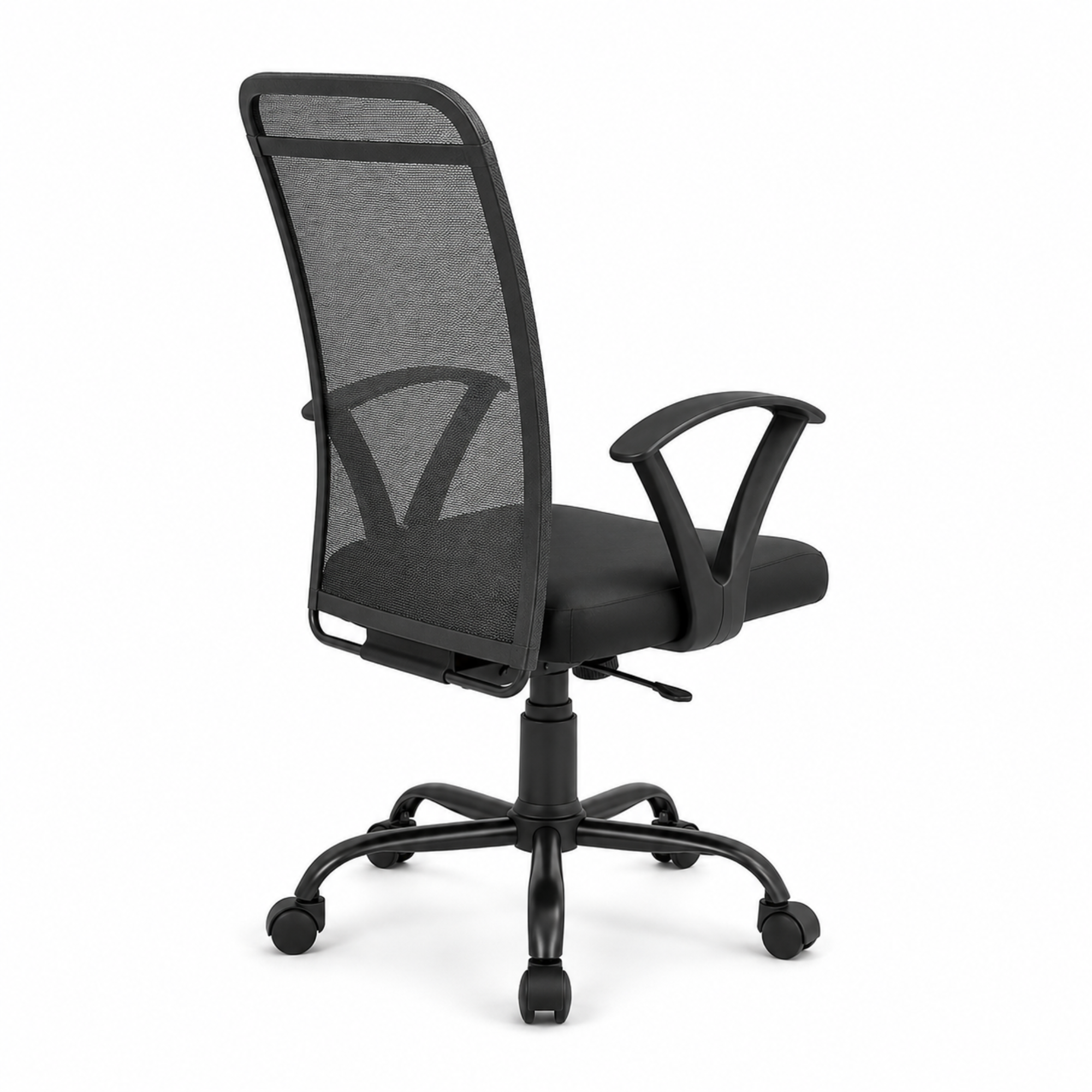 Ergonomic Executive Mesh Chair with Adjustable Height, Breathable Backrest, Cushioned Seat and Durable Metal Base for Office