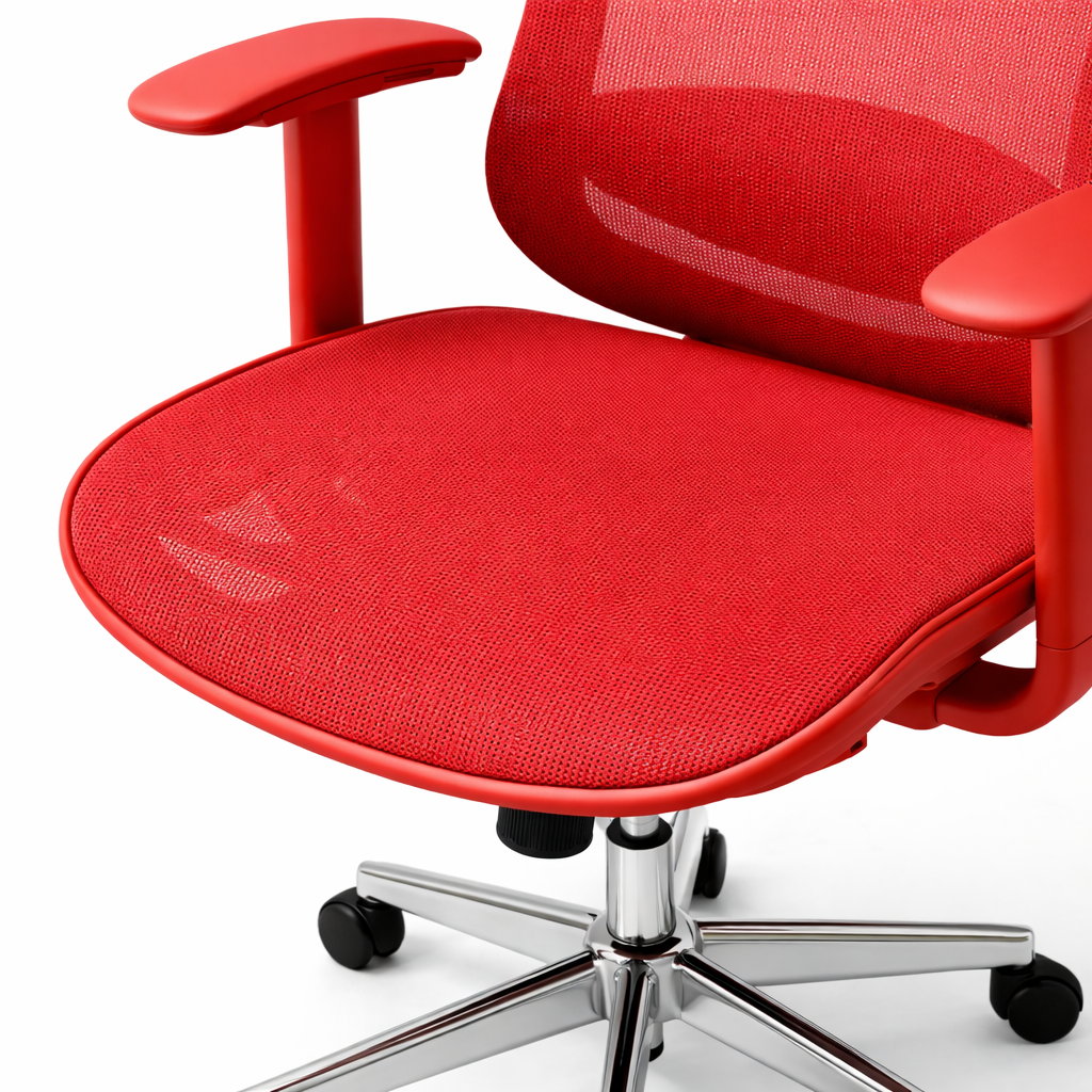 एडजस्टेबल हेडरेस्ट, लम्बर सपोर्ट और हवादार सीट के साथ एर्गोनॉमिक मेश ऑफिस चेयर - ऑफिस के लिए स्टाइलिश और आरामदायक सीटिंग सॉल्यूशन 