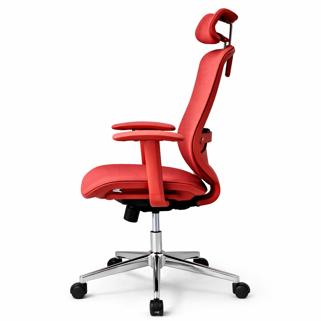 एडजस्टेबल हेडरेस्ट, लम्बर सपोर्ट और हवादार सीट के साथ एर्गोनॉमिक मेश ऑफिस चेयर - ऑफिस के लिए स्टाइलिश और आरामदायक सीटिंग सॉल्यूशन 