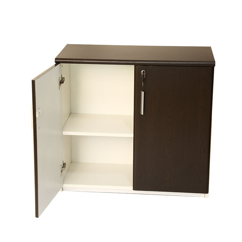 Wooden Storage Cabinet With 2 Openable Door