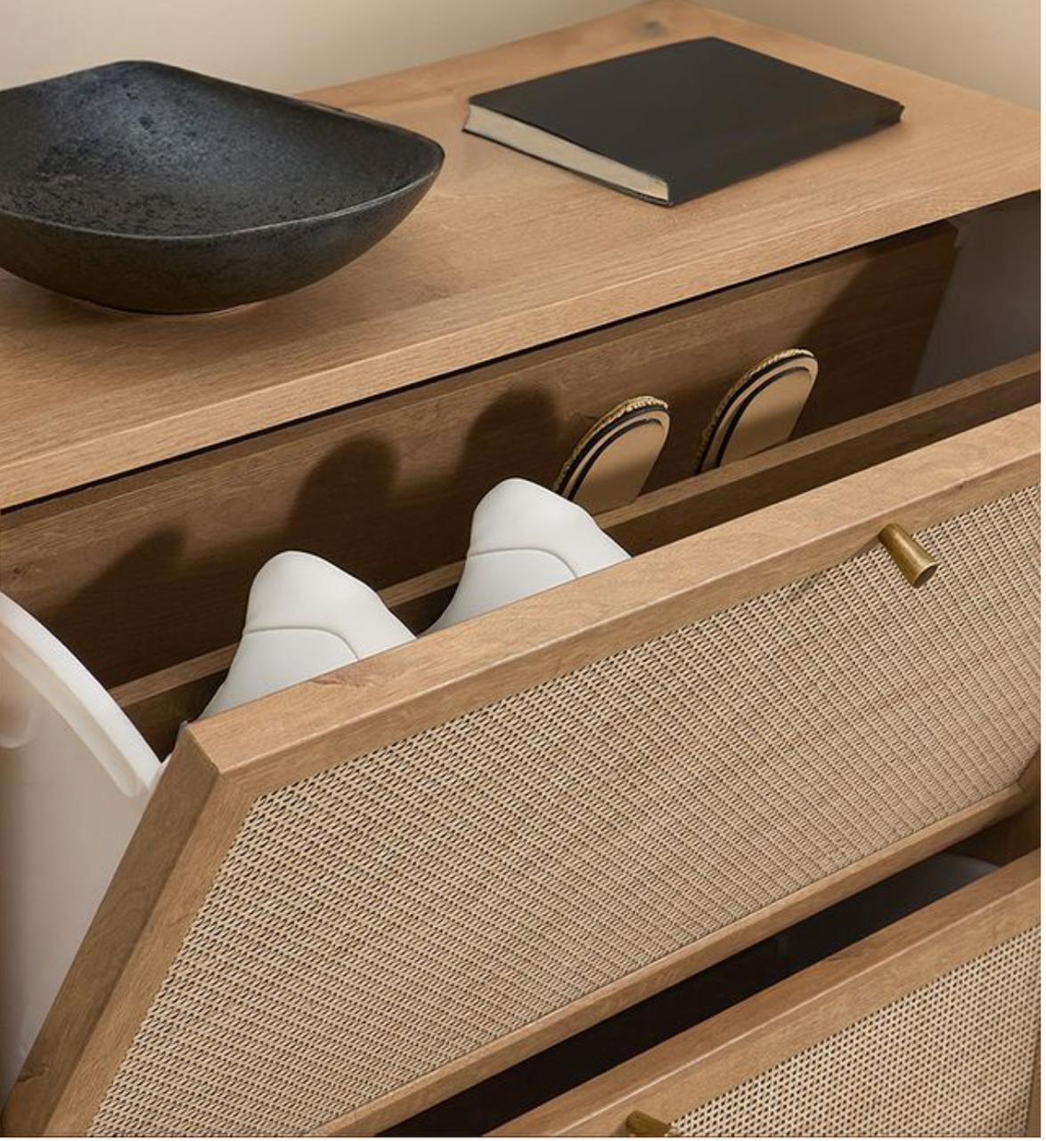 Shoe Cabinet, Storage, Closet Rack for Entryway, with Spacious Cabinet, Shelves -