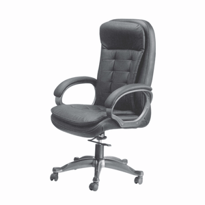 Comfortable Director Office Chair with Height Adjustable Aluminum Base